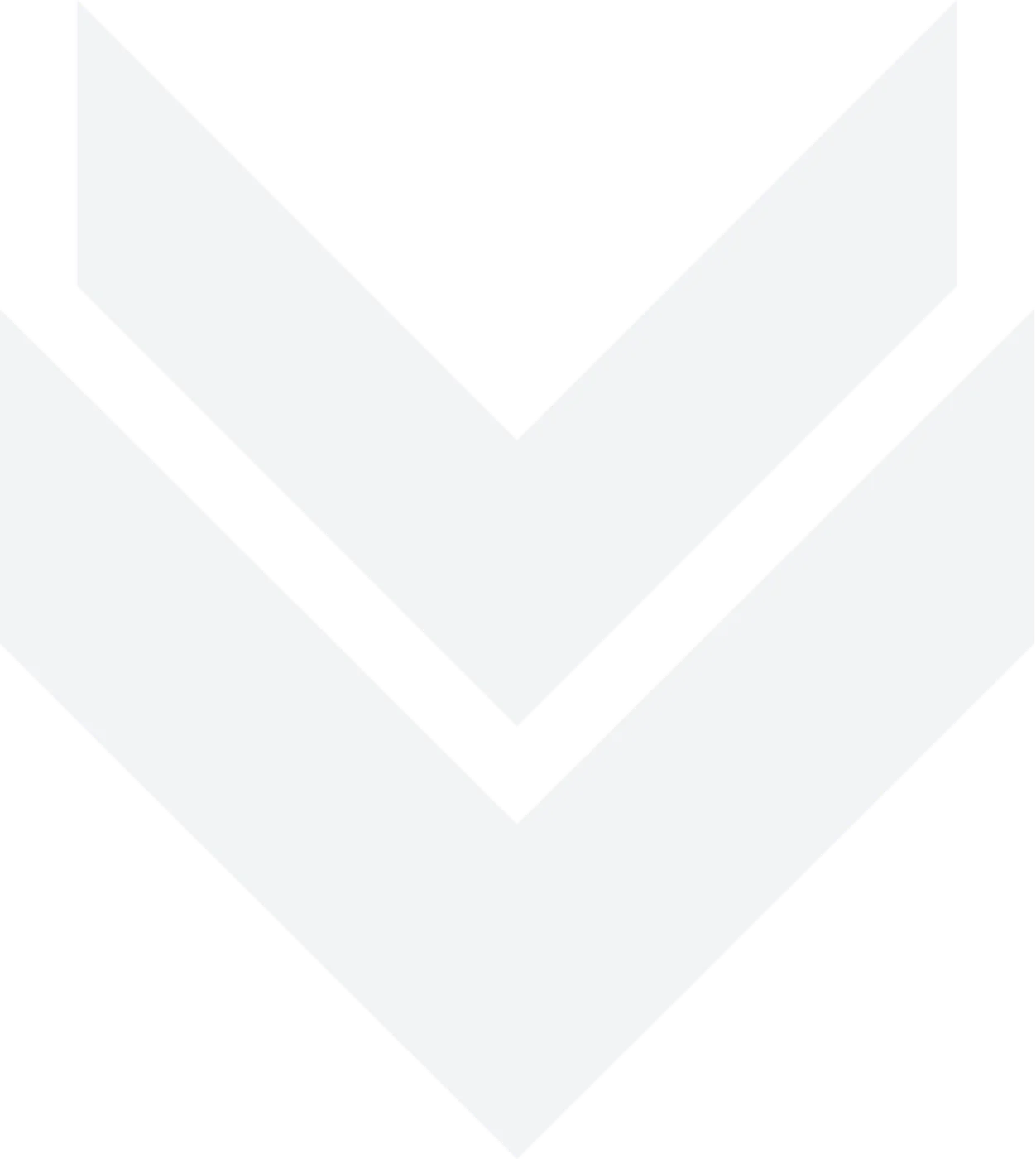 Graficzna ikona przedstawiająca dwie białe strzałki skierowane w dół na czarnym tle