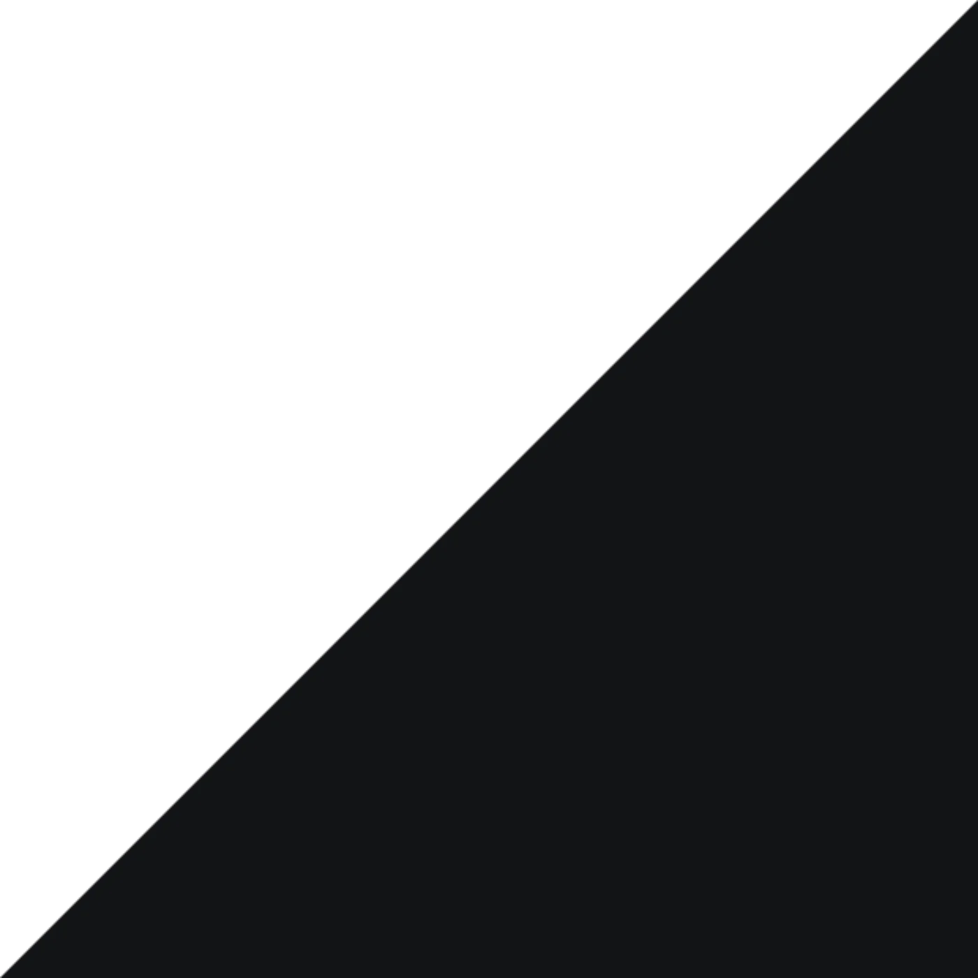 Podział tła na czarny i ciemnoszary obszar wzdłuż przekątnej